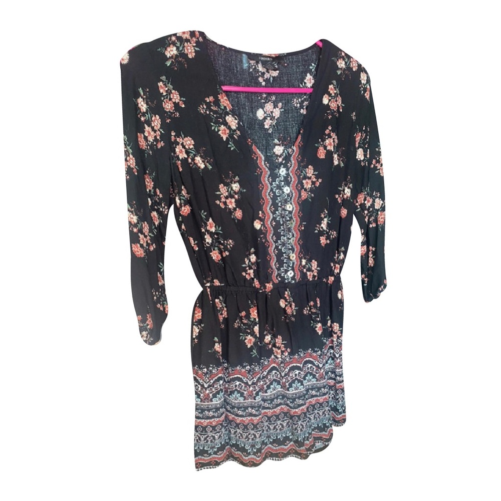 Forever 21 floral romper